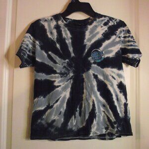 BOYS L (10-12) SANTA CRUZ TIE-DYED T-SHIRT